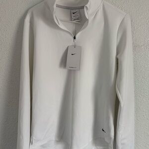 NIKE White Long Sleeve Shirt